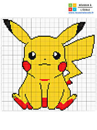 pixel art pikachu