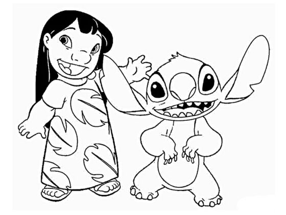 stitch para colorear