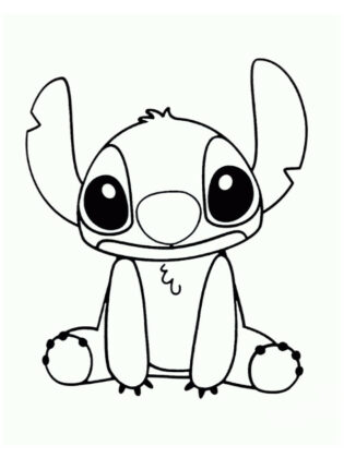 stitch para colorear