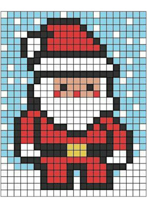 navidad pixel art