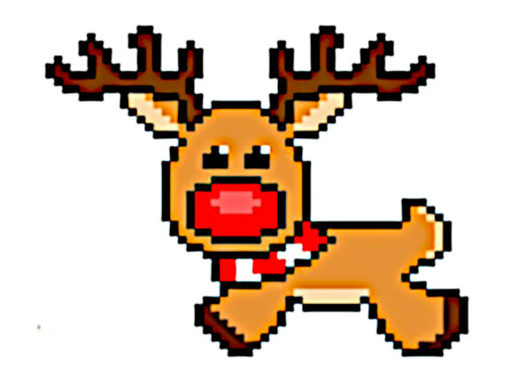 pixel art navidad