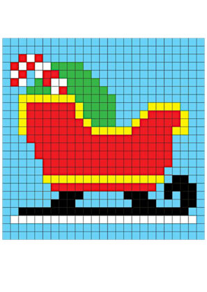 pixel art navidad
