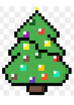 pixel art navidad