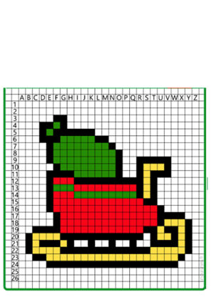 pixel art navidad