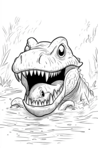 colorear dinosaurios