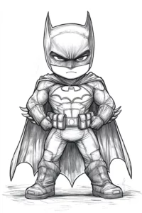 dibujo batman para colorear