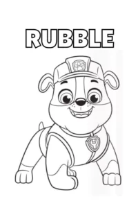 dibujo d la patrulla canina