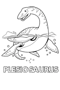 dibujo de dinosaurio para colorear