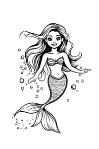 dibujo de la barbie para colorear