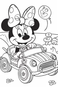 dibujo de minnie
