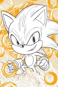 dibujo de sonic