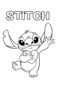 dibujo de stitch para calcar