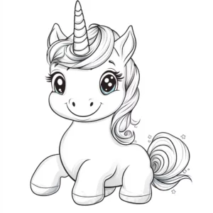 dibujo de unicornio