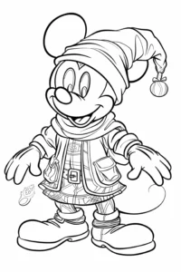 dibujo mickey mouse para colorear