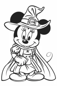 dibujo minnie para colorear