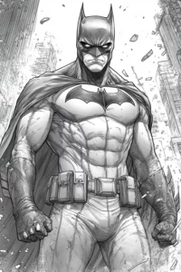 dibujo para colorear batman