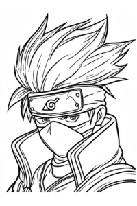 dibujo para colorear naruto