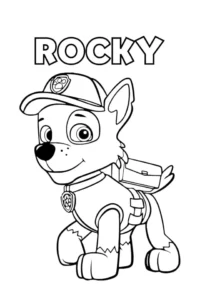 dibujo para colorear patrulla canina