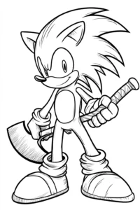 dibujo sonic