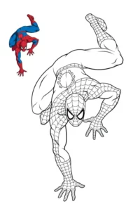 dibujo spiderman