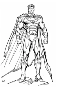 dibujo superheroes