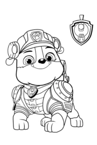 dibujos colorear patrulla canina
