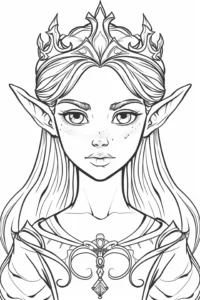 dibujos colorear princesas