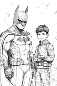 dibujos de batman para colorear