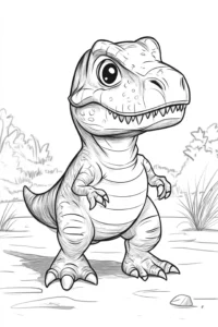 dibujos de dinosaurios para colorear