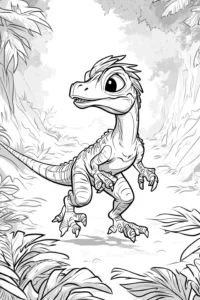 dibujos de dinosaurios para colorear​