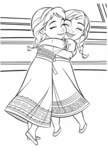 dibujos de frozen para colorear