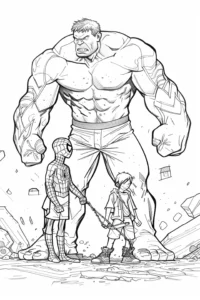 dibujos de hulk