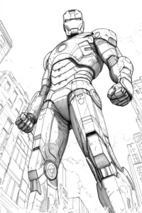 dibujos de iron man