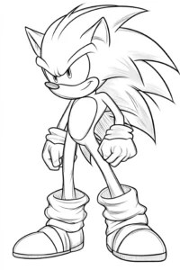 dibujos de sonic