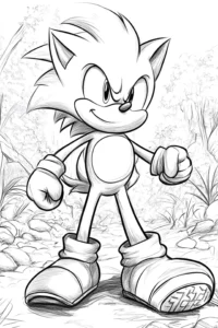 dibujos de sonic