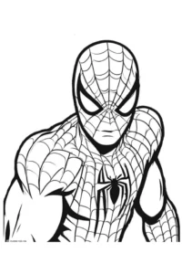 dibujos de spiderman para colorear