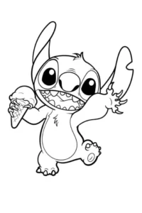 dibujos de stitch para colorear