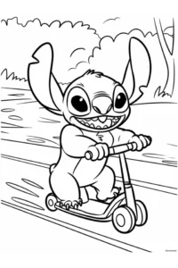 dibujos de stitch para imprimir y colorear