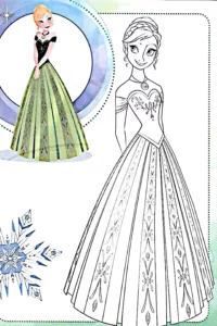 dibujos frozen para colorear