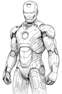 dibujos iron man