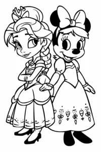 dibujos para colorear de minnie