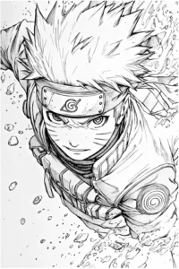 dibujos para colorear de naruto
