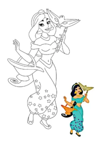 dibujos para colorear de princesas