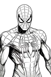 dibujos para colorear de super heroes