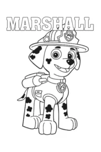 dibujos para colorear patrulla canina