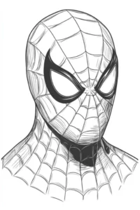 dibujos para colorear spiderman