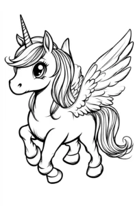 dibujos para colorear unicornios