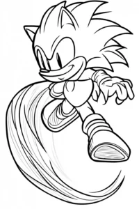 dibujos sonic para colorear
