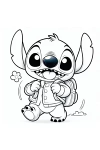 dibujos stitch para colorear
