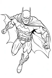 dibujos superheroes para colorear
